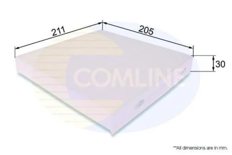 Comline Фільтр салону COMLINE EKF306
