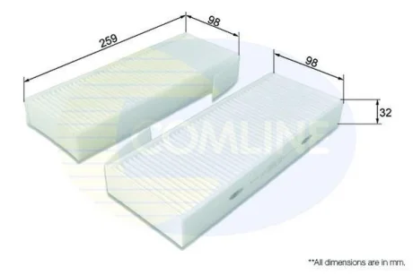 Comline Фільтр салону COMLINE EKF370-2