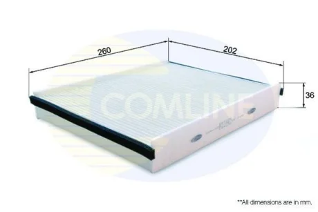 Comline - Фільтр салону (аналогWP2097/LAK875) COMLINE EKF375