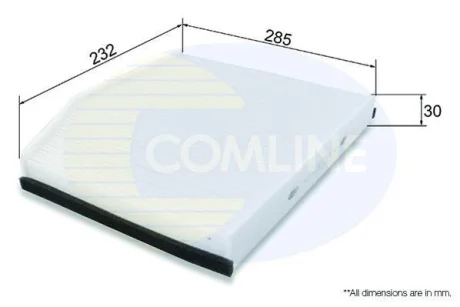 Comline - Фільтр салону (аналогWP2118) COMLINE EKF384