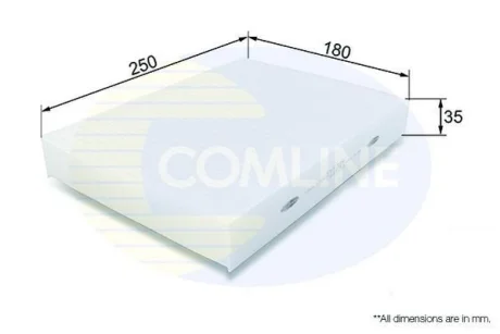 Comline - Фільтр салону аналогWP2124) COMLINE EKF386