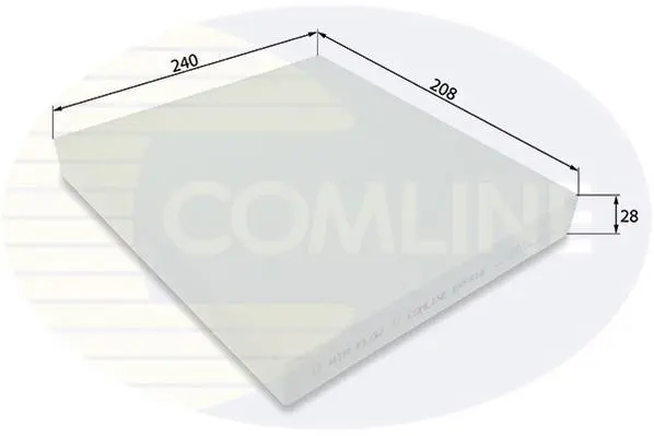 Comline - Фільтр салону COMLINE EKF416 (фото 1)