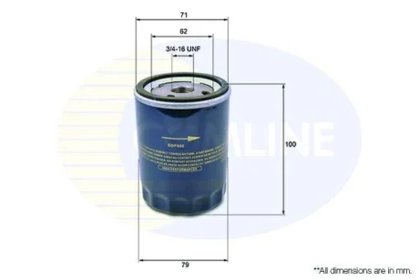 Comline - Фільтр оливи (аналогWL7093/OC203) COMLINE EOF006