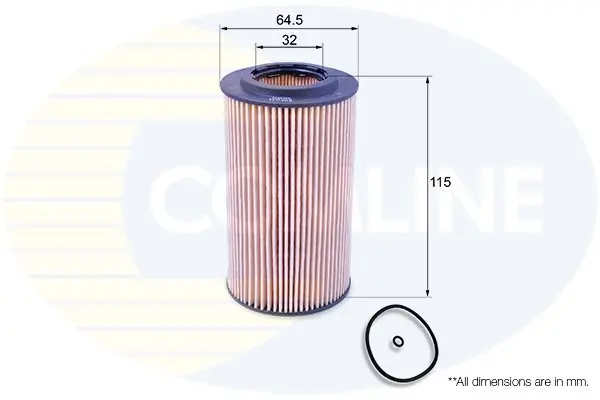 Comline - Фільтр оливи (аналогWL7228/OX153D1) COMLINE EOF031 (фото 1)