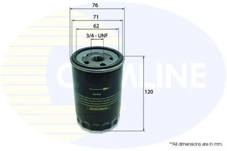 Comline - Фільтр оливи (аналогWL7071/OC264) COMLINE EOF036