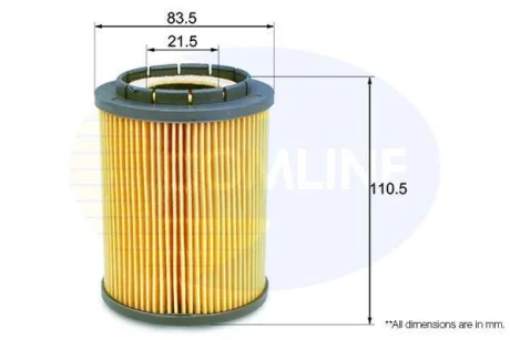 Comline - Фільтр оливи (аналогWL7007/OX160D) COMLINE EOF043