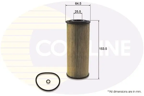 Comline - Фільтр оливи (аналогWL7008/OX143D) COMLINE EOF044 (фото 1)