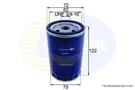 Comline - Фільтр оливи (аналогWL7110/OC49) COMLINE EOF053
