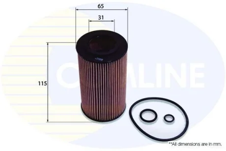 Comline - Фільтр оливи (аналогWL7240/OX153D3) COMLINE EOF073