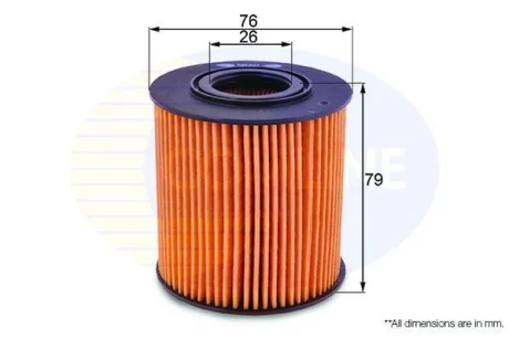 Comline - Фільтр оливи (аналогWL7261/OX149D) COMLINE EOF079
