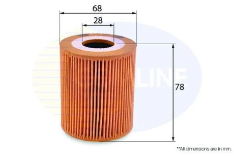 Comline - Фільтр оливи (аналогWL7283/OX156D1) COMLINE EOF081