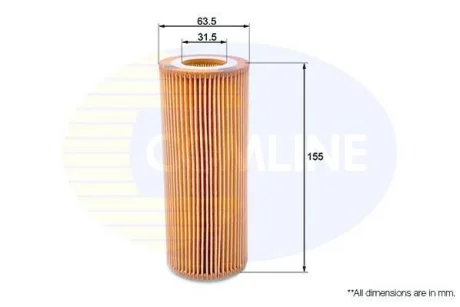 Comline - Фільтр оливи (аналогWL7303/OX368D1) COMLINE EOF165