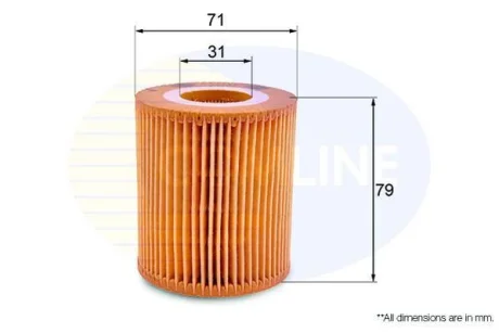 Comline - Фільтр оливи (аналогWL7403/OX166/1D) COMLINE EOF169