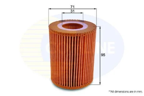 Comline - Фільтр оливи (аналогWL7416/OX380D) COMLINE EOF186