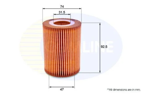 Comline - Фільтр оливи (аналогWL7460/OX437D) COMLINE EOF218
