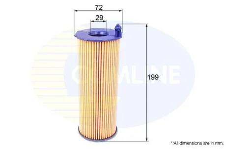 Comline - Фільтр оливи (аналогWL7486/OX196/3D) COMLINE EOF244
