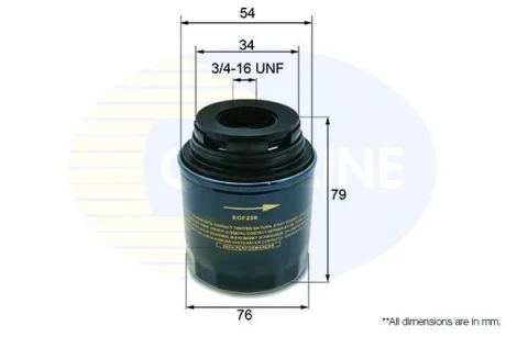 Comline - Фільтр оливи (аналогWL7494/OC593/3) COMLINE EOF250