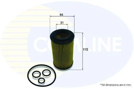 Comline - Фільтр оливи (аналогWL7470/OX153/7D2) COMLINE EOF253