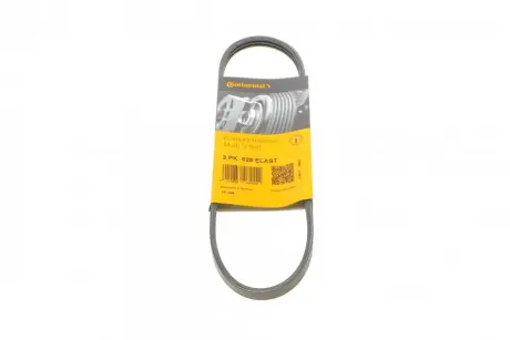 Ремінь генератора Volvo S60/S80/V60/V70/XC60/XC70 2.0-2.5 06-16 CONTINENTAL Contitech 3PK628 ELAST