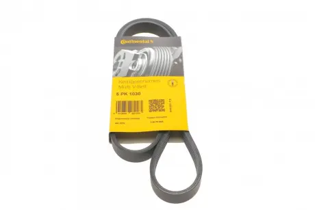 Ремінь генератора Mazda 323/626 1.8-2.0 97-02/Opel Astra G/Vectra B/C 2.0/2.2 00-08 CONTINENTAL Contitech 5PK1030