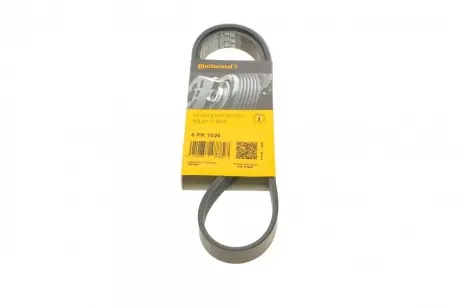 Ремінь генератора Audi A3/A4/A5/A6/Seat Leon/VW Caddy/Passat/Tiguan 2.0 TDI 12- CONTINENTAL Contitech 6PK1026