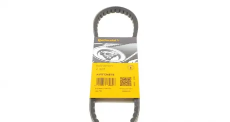 Ремінь генератора Hyundai Accent/Lantra 90-00/Kia Cerato/Rio 1.6 09- CONTINENTAL Contitech AVX13X675