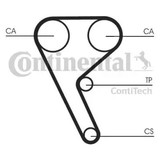 Ремінь ГРМ CONTINENTAL Contitech CT1157