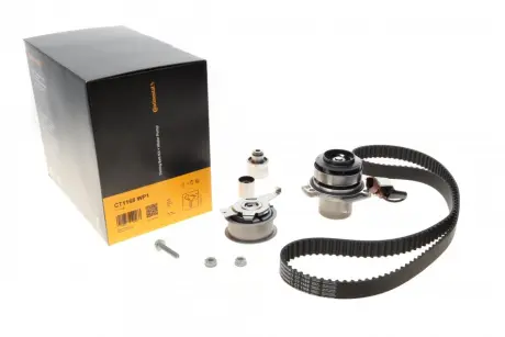 Комплект пасу ГРМ з насосом Audi A3/A4/A5/A6/Q3/VW Continental Contitech CT1168WP1