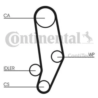 Комплект ремня грм + Помпа CONTINENTAL Contitech CT704WP2PRO