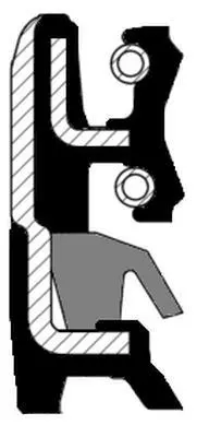 Сальник маточини колеса (40x65x28) CARRARO SAME CO CORTECO 12035339B (фото 1)