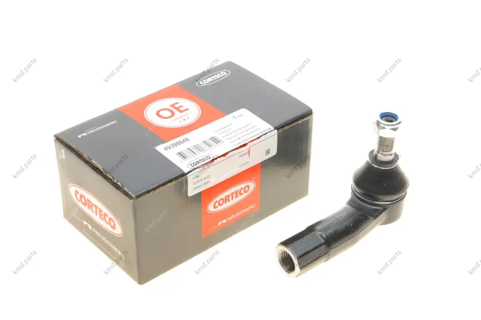 Наконечник тяги рульової (R) Skoda Octavia II 04-13/SuperB/Yeti 09-17/VW Caddy III/ CORTECO 49398648 (фото 1)