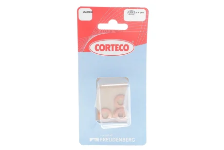 Комплект термошайб 4 шт, корпус форсунки 7/7,7x15x2mm (вир-во) CORTECO 49430606