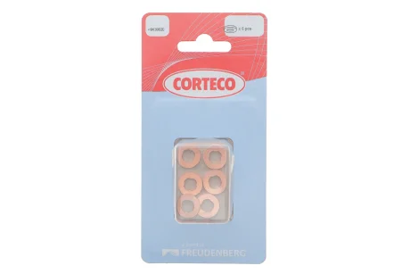 Кільце ущільнювальне форсунки мідне BMW (компл. 6шт)  Corteco CORTECO 49430620