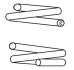 Пружина підвіски передня (кратно 2) SEAT Leon, Toledo II/VW Golf IV (97-06) CS Germany 14950707 (фото 1)