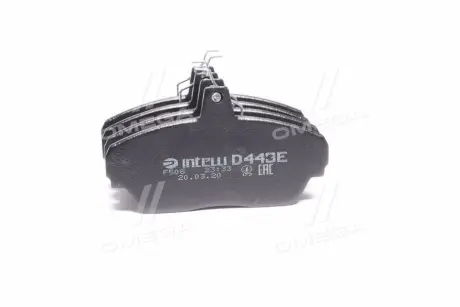 Колодки гальмівні 3302/3110/2217 перед (к-т 4шт))) Intelli Dafmi DAFMI / INTELLI D443E