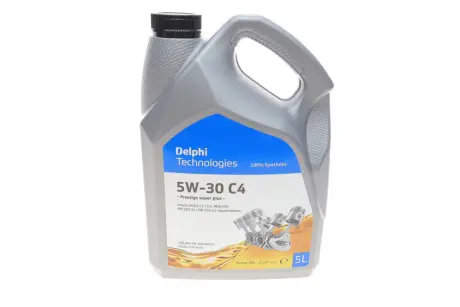 Олива 5W30 Prestige Super Plus C4 (5L) (RN0720/MB 229.51/MB226.51) Delphi 28236325