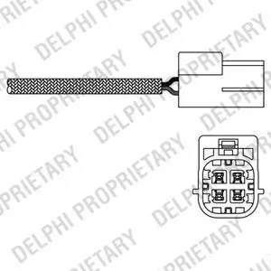 Лямбда зонд ES20220-12B1 Delphi ES2022012B1
