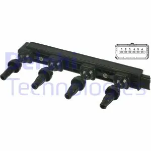 Котушка запалювання GN10654-12B1 Delphi GN1065412B1