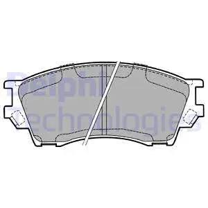Гальмівні колодки дискові MAZDA Xedos "F "93-01 ="" Delphi LP1063