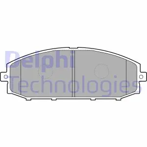 Комплект гальмівних колодок Delphi LP1305