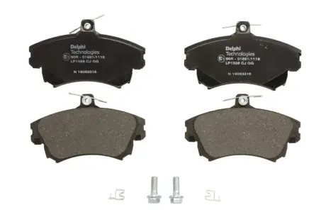 A_Гальмівні колодки дискові MITSUBISHI/VOLVO Carisma/S40/V40 "F "98-13 ="" Delphi LP1398