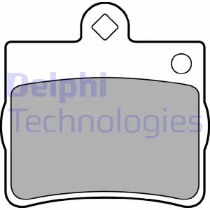 Гальмівні колодки дискові MERCEDES C W202 180/200/200CDI/200D/220CDI/220D/230 03.93-05.00 "R ="" Delphi LP1402