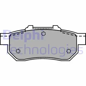 Комплект гальмівних колодок Delphi LP1456