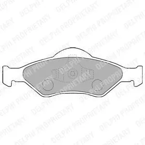 A_Гальмівні колодки дискові FORD Courier/KA/Fiesta "F "99-08 ="" Delphi LP1470