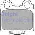 Комплект гальмівних колодок задн, LEXUS GS, IS I, IS SPORTCROSS, SC TOYOTA ALTEZZA, ARISTO, BREVIS, MARK II, MARK II IX, PROGRES, VEROSSA 2.0-4.3 08.97-07.10 Delphi LP1510 (фото 1)