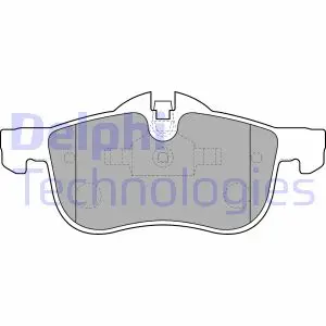 Гальмівні колодки дискові MG/ROVER MG6/75 "F "99>> ="" Delphi LP1521