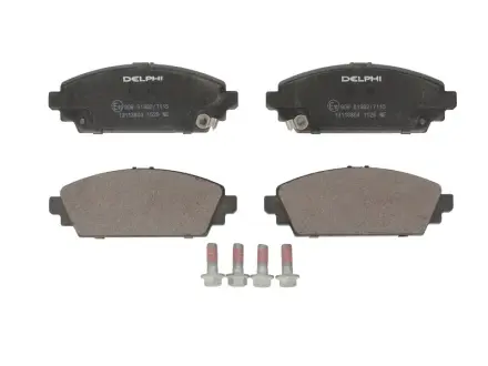 A_Гальмівні колодки дискові HONDA Civic/Accord "F "98-06 ="" Delphi LP1526