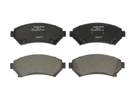 Гальмівні колодки дискові CHEVROLET/PONTIAC/BUICK/CADILLAC/OPEL "F "91-05 ="" Delphi LP1609