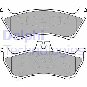 Гальмівні колодки дискові MERCEDES ML(W163) "R "98-05 ="" Delphi LP1692