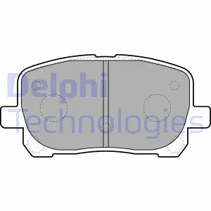Гальмівні колодки дискові TOYOTA Avensis Verso "F "01-05 ="" Delphi LP1711
